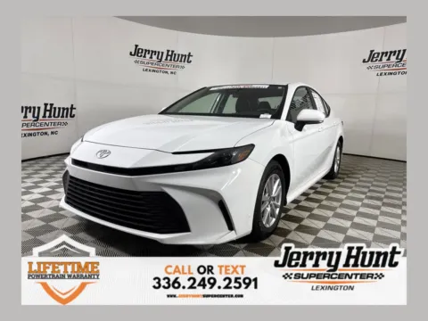 White 2025 Toyota Camry LE for sale in Lexington, NC