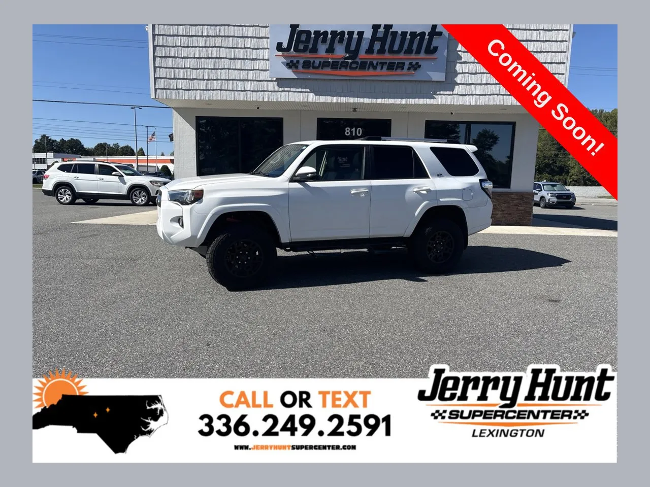 White 2019 Toyota 4Runner SR5 Premium for sale in Lexington, NC