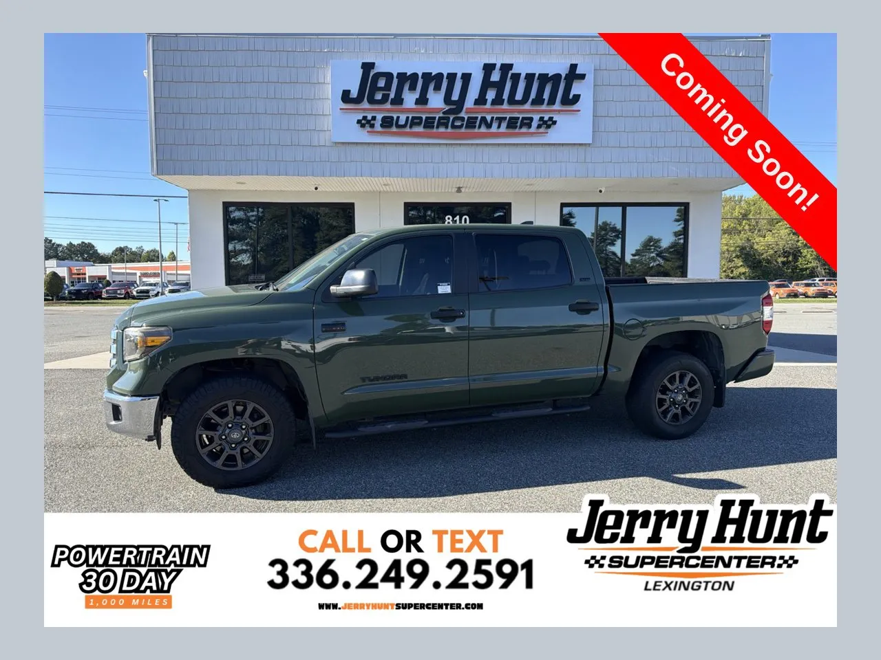 Green 2021 Toyota Tundra SR5 for sale in Lexington, NC