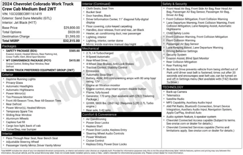 Another view of 2024 Chevrolet Colorado Work Truck for sale in Lexington, NC at Jerry Hunt Supercenter - Lexington