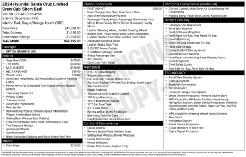 More photos of 2024 Hyundai Santa Cruz Limited at Jerry Hunt Supercenter - Lexington, NC