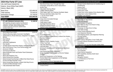 Another view of 2024 Kia Forte GT-Line for sale in Lexington, NC at Jerry Hunt Supercenter - Lexington