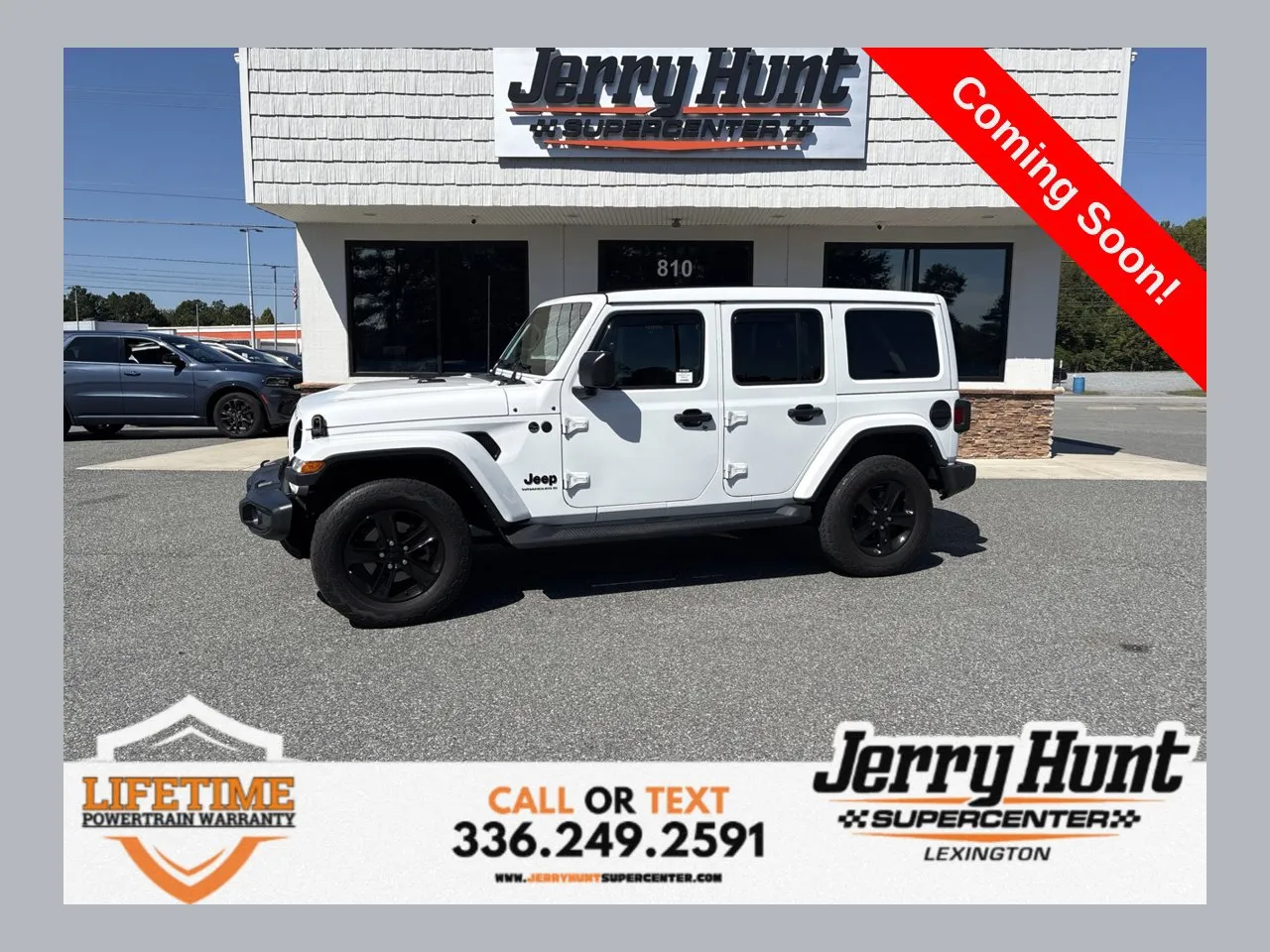 White 2023 Jeep Wrangler Altitude for sale in Lexington, NC