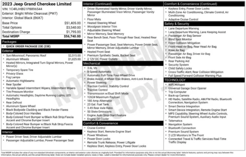 More photos of 2023 Jeep Grand Cherokee Limited at Jerry Hunt Supercenter - Lexington, NC