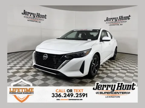 White 2025 Nissan Sentra SV for sale in Lexington, NC