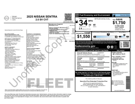More photos of 2025 Nissan Sentra SV at Jerry Hunt Supercenter - Lexington, NC