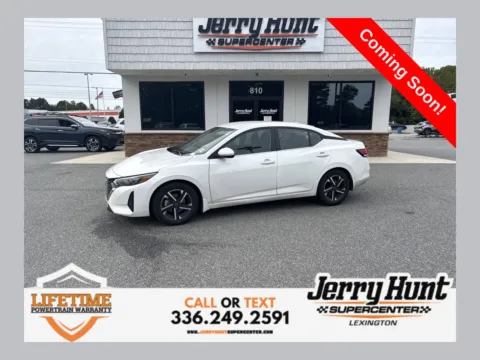 White 2025 Nissan Sentra SV for sale in Lexington, NC