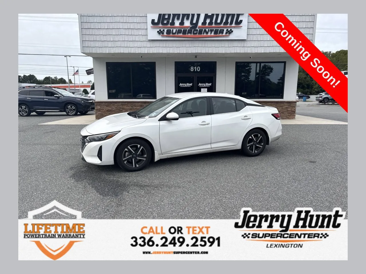 White 2025 Nissan Sentra SV for sale in Lexington, NC