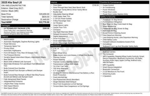 More photos of 2025 Kia Soul LX at Jerry Hunt Supercenter - Lexington, NC