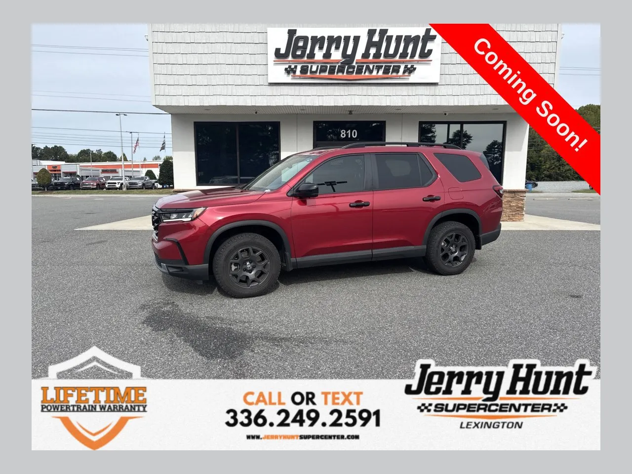 Red 2025 Honda Pilot TrailSport for sale in Lexington, NC