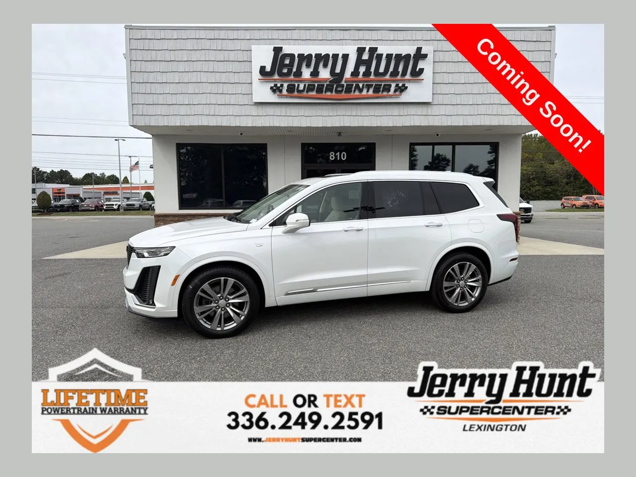 White 2023 Cadillac XT6 Premium Luxury for sale in Lexington, NC