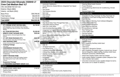More photos of 2025 Chevrolet Silverado 2500 HD LT at Jerry Hunt Supercenter - Lexington, NC
