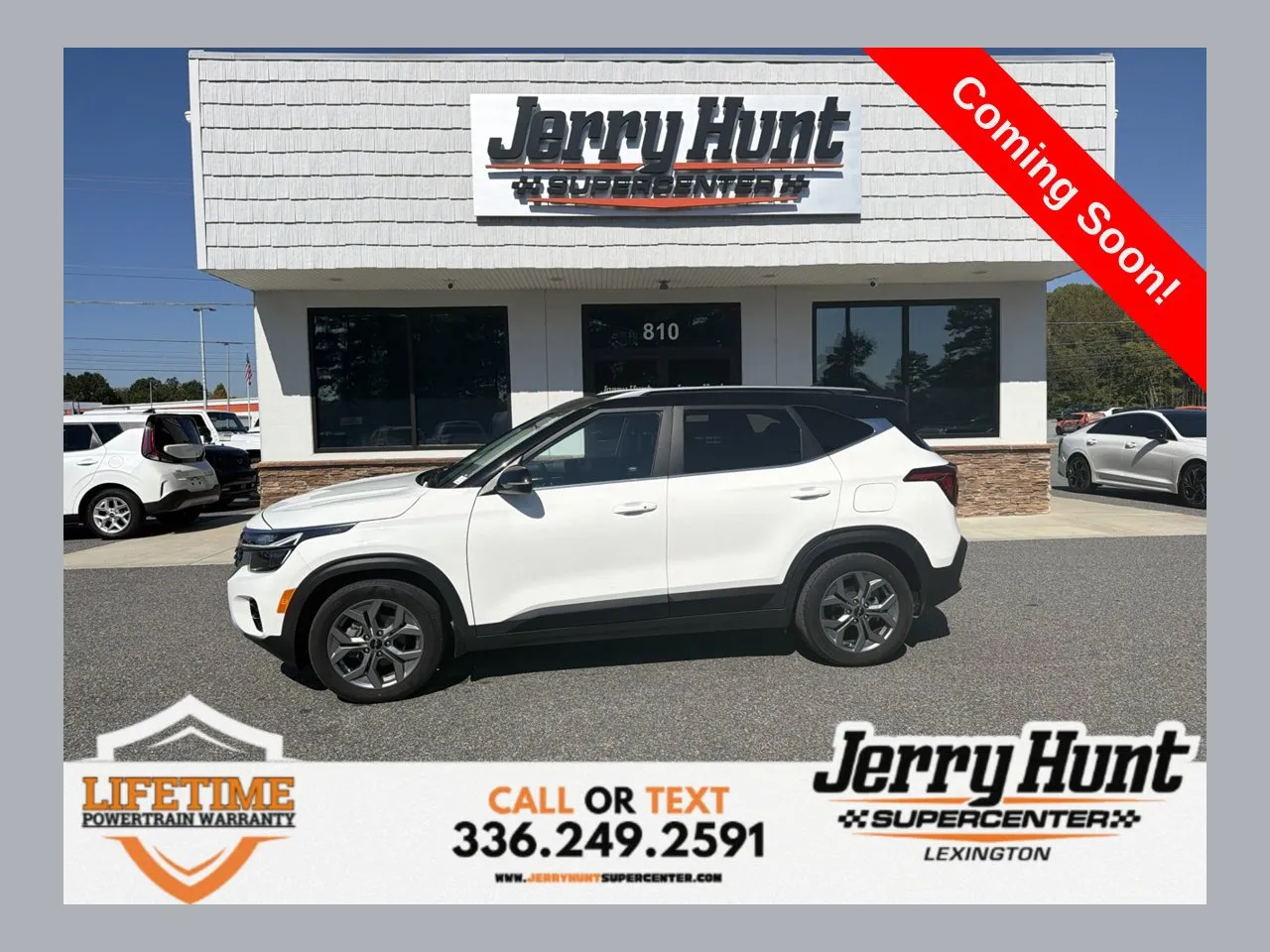 White 2024 Kia Seltos S for sale in Lexington, NC