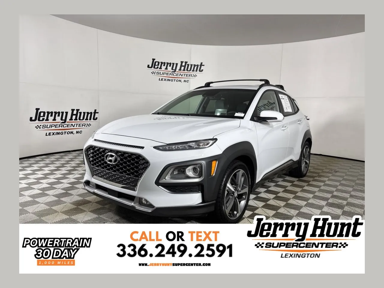 White 2019 Hyundai Kona Ultimate for sale in Lexington, NC