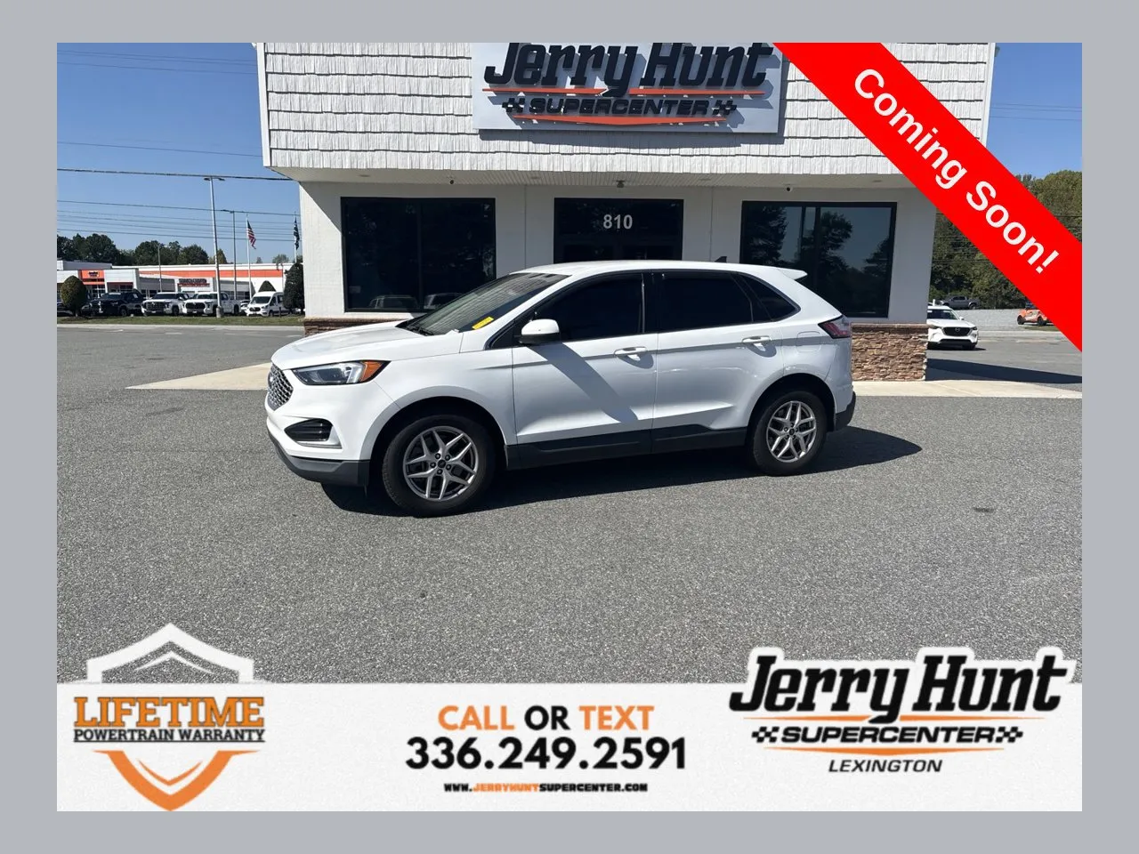 White 2024 Ford Edge SEL for sale in Lexington, NC
