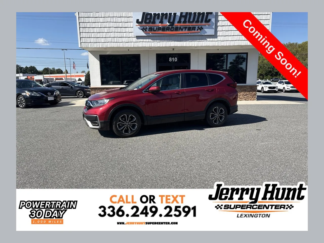 Red 2021 Honda CR-V EX-L for sale in Lexington, NC