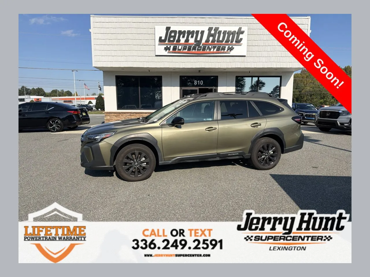 Green 2025 Subaru Outback Onyx Edition for sale in Lexington, NC