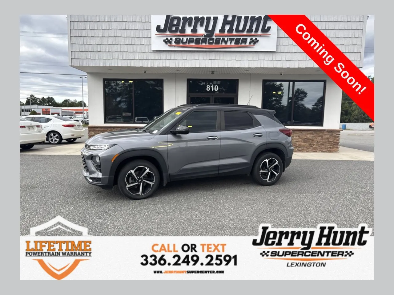Gray 2022 Chevrolet TrailBlazer RS for sale in Lexington, NC