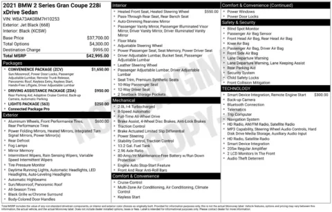Another view of 2021 BMW 2 Series 228i xDrive for sale in Lexington, NC at Jerry Hunt Supercenter - Lexington