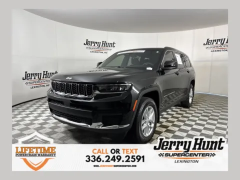 Black 2025 Jeep Grand Cherokee L Laredo for sale in Lexington, NC