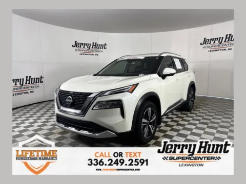 White 2023 Nissan Rogue Platinum for sale in Lexington, NC