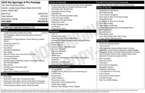 More photos of 2025 Kia Sportage X-Pro Prestige at Jerry Hunt Supercenter - Lexington, NC