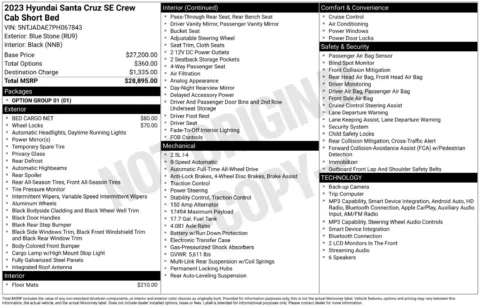 Another view of 2023 Hyundai Santa Cruz SE for sale in Lexington, NC at Jerry Hunt Supercenter - Lexington