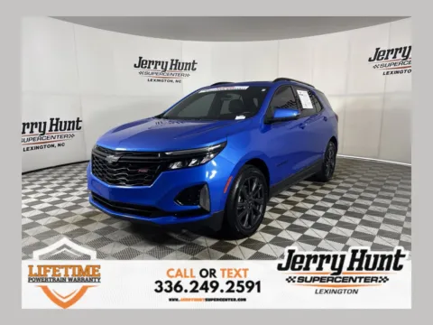 Blue 2024 Chevrolet Equinox RS for sale in Lexington, NC