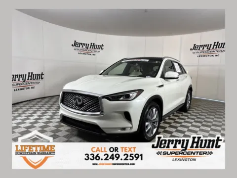 White 2022 INFINITI QX50 LUXE for sale in Lexington, NC