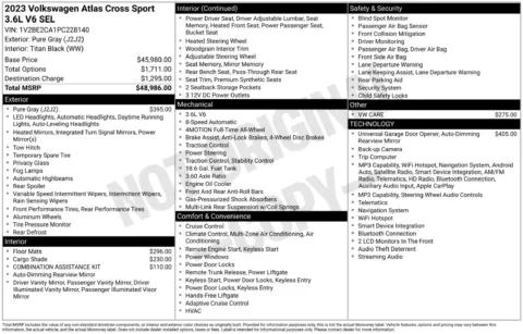 Another view of 2023 Volkswagen Atlas Cross Sport 3.6L V6 SEL for sale in Lexington, NC at Jerry Hunt Supercenter - Lexington