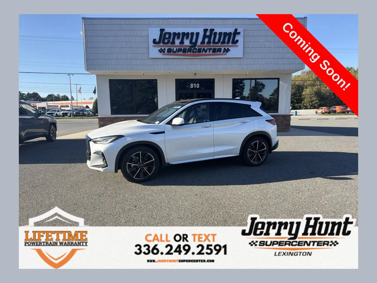 White 2023 INFINITI QX50 SPORT for sale in Lexington, NC