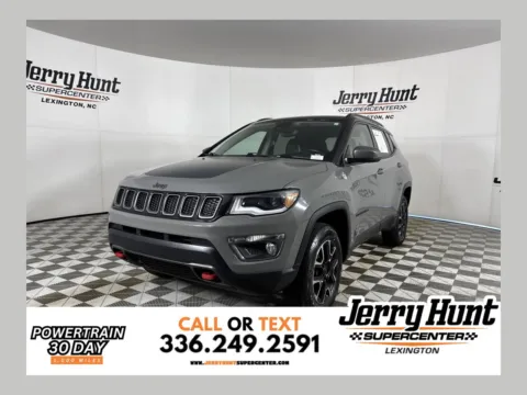 Gray 2021 Jeep Compass Trailhawk for sale in Lexington, NC