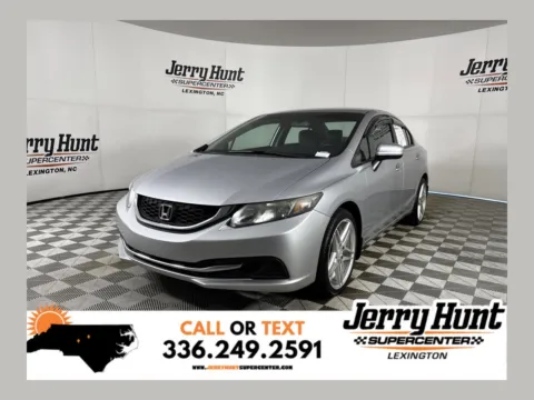Silver 2015 Honda Civic LX for sale in Lexington, NC