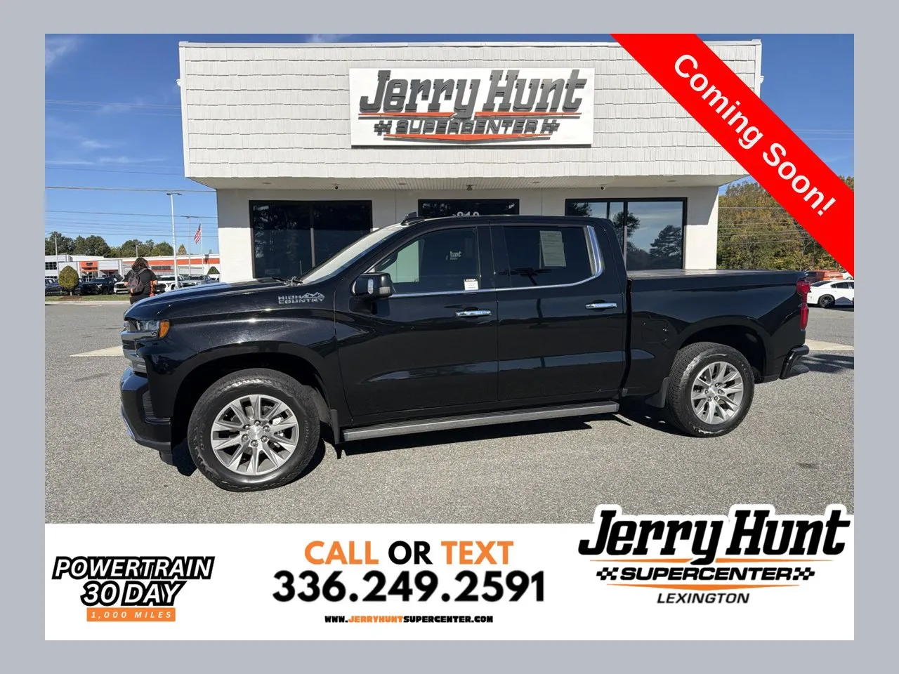 Black 2021 Chevrolet Silverado 1500 High Country for sale in Lexington, NC