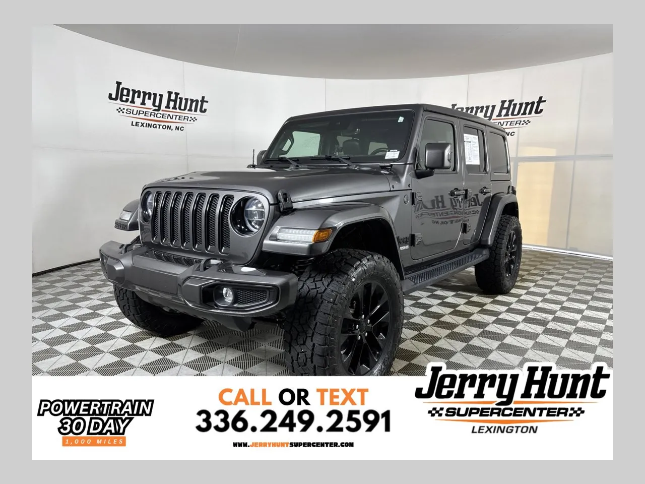 Black 2021 Jeep Wrangler Unlimited Sahara High Altitude for sale in Lexington, NC