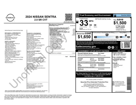 Another view of 2024 Nissan Sentra SR for sale in Lexington, NC at Jerry Hunt Supercenter - Lexington