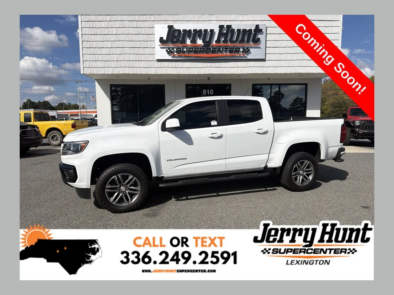 White 2022 Chevrolet Colorado Work Truck for sale in Lexington, NC