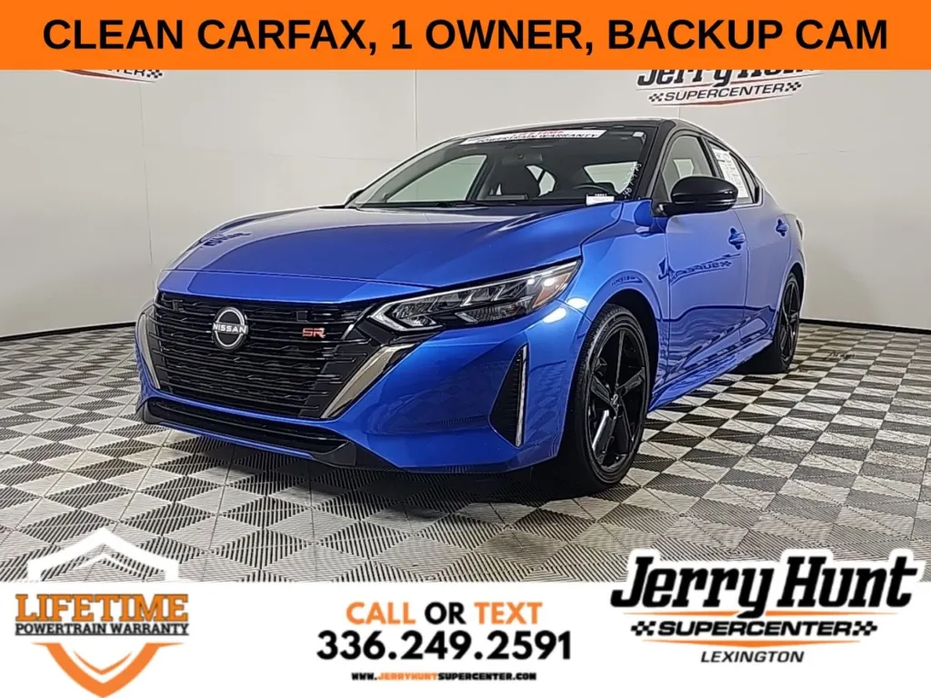 k*。様 ブルーの探索 SR Used 2024 Nissan Sentra SR for sale in Lexington, NC at Jerry Hunt