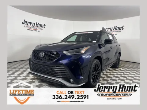 Blue 2024 Toyota Highlander XSE for sale in Lexington, NC