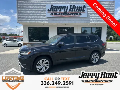 Black 2021 Volkswagen Atlas 3.6L V6 SE w/Technology for sale in Lexington, NC