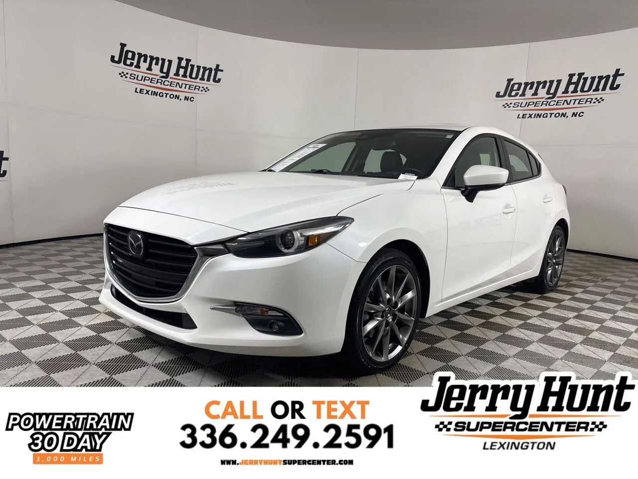 White 2018 Mazda Mazda3 Grand Touring for sale in Lexington, NC