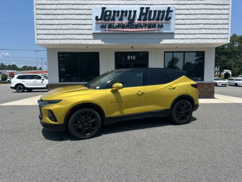 Yellow 2022 Chevrolet Blazer RS for sale in Lexington, NC