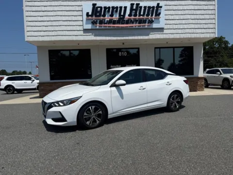 White 2022 Nissan Sentra SV for sale in Lexington, NC