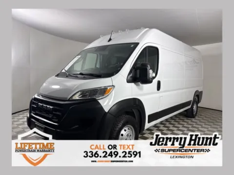 White 2023 Ram ProMaster 3500 High Roof for sale in Lexington, NC