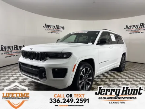 White 2022 Jeep Grand Cherokee L Overland for sale in Lexington, NC