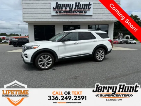 White 2022 Ford Explorer Platinum for sale in Lexington, NC