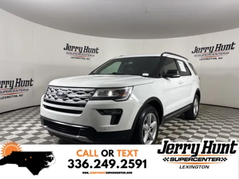 White 2018 Ford Explorer XLT for sale in Lexington, NC