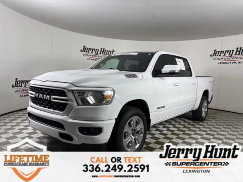 White 2022 Ram 1500 Big Horn/Lone Star for sale in Lexington, NC