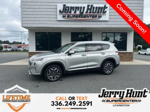 Silver 2022 Hyundai Santa Fe Hybrid SEL Premium for sale in Lexington, NC