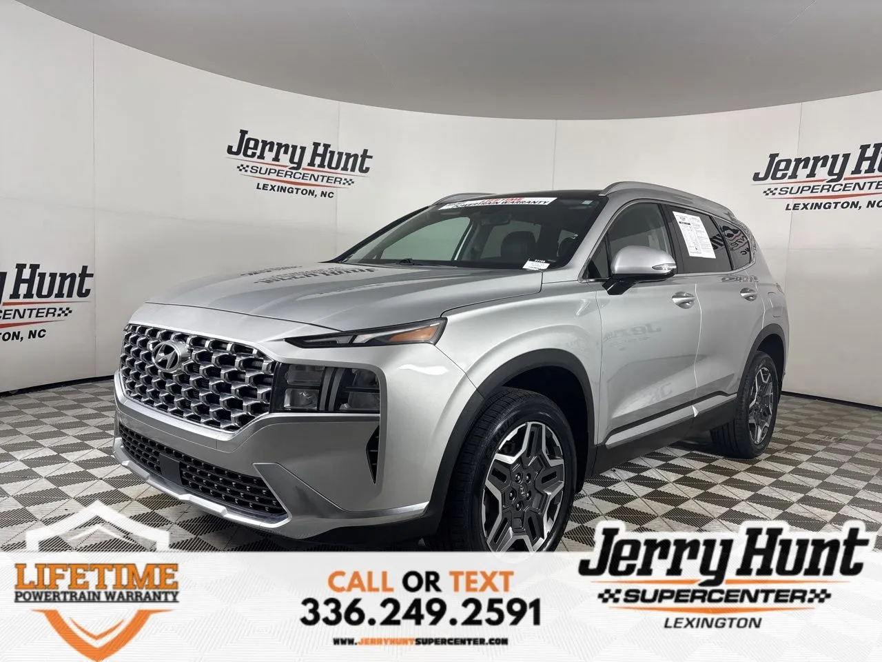 Silver 2022 Hyundai Santa Fe Hybrid SEL Premium for sale in Lexington, NC